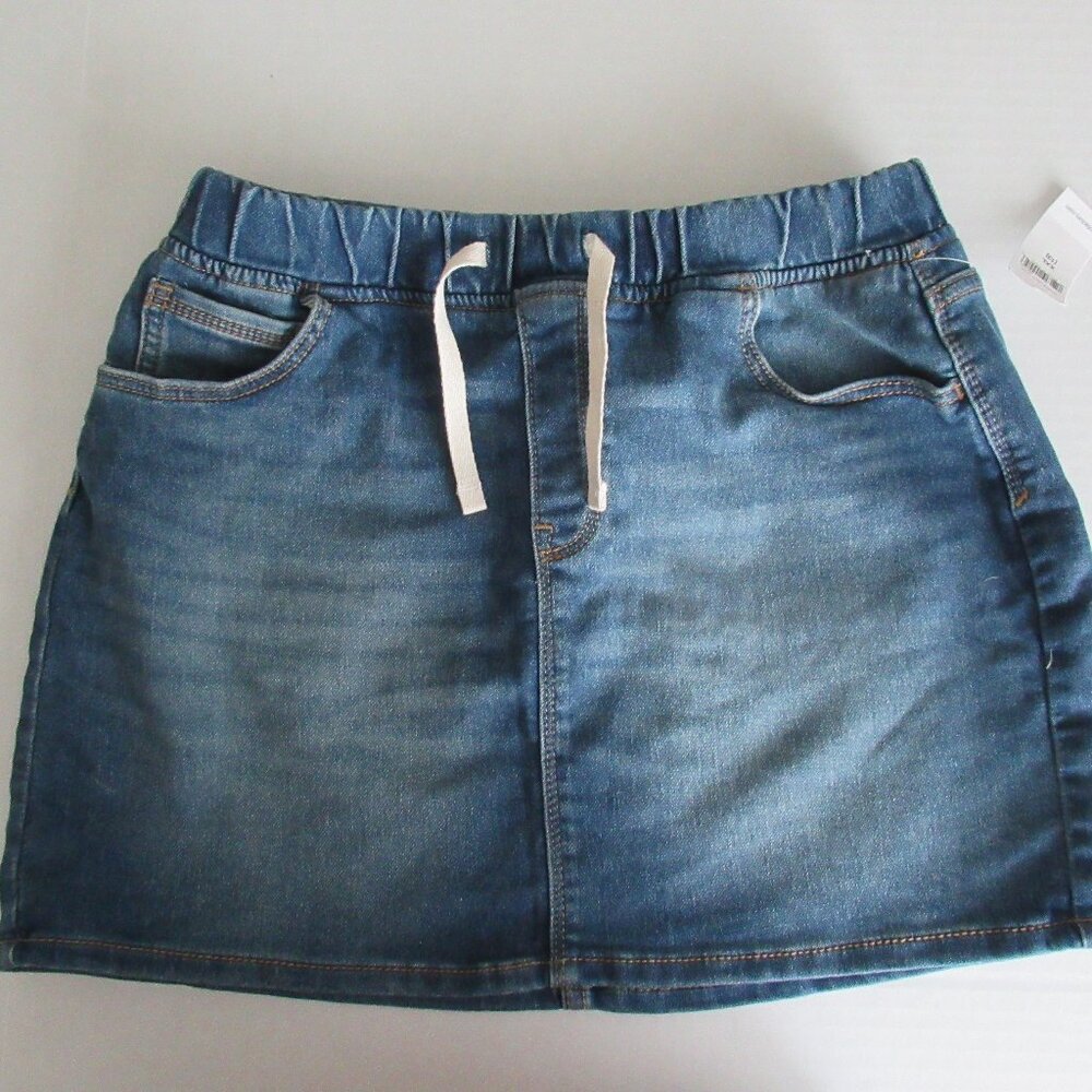 Gap Denim Girls Elastic Waist Stretch Denim Skirt Sz XXL 13 New With Tags